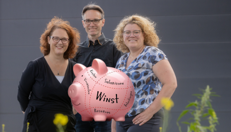 MKB Winstadvies – Profit First Team MKB Winstadvies met het varken van Profit First